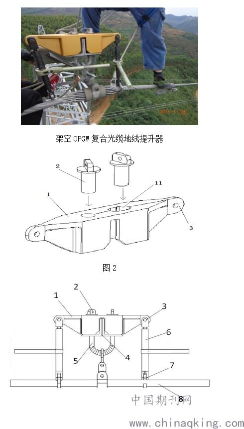 架空opgw复合光缆地线提升器及其应用